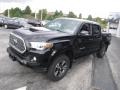 2018 Midnight Black Metallic Toyota Tacoma TRD Sport Double Cab 4x4  photo #7