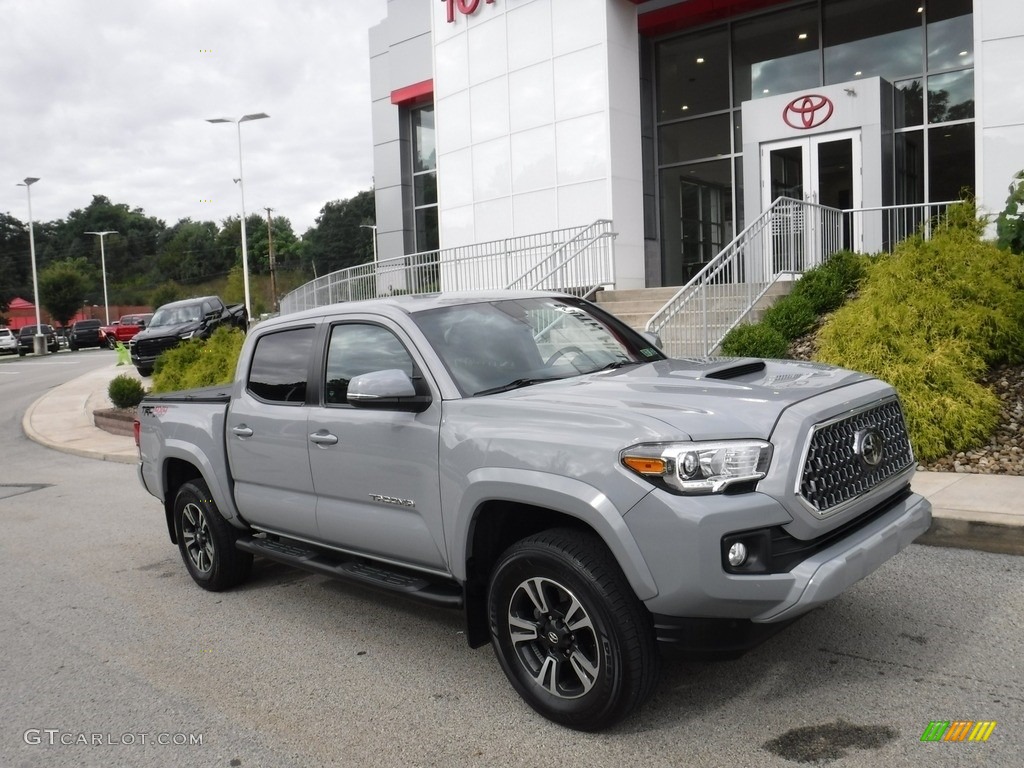 2019 Tacoma TRD Sport Double Cab 4x4 - Cement Gray / TRD Graphite photo #1