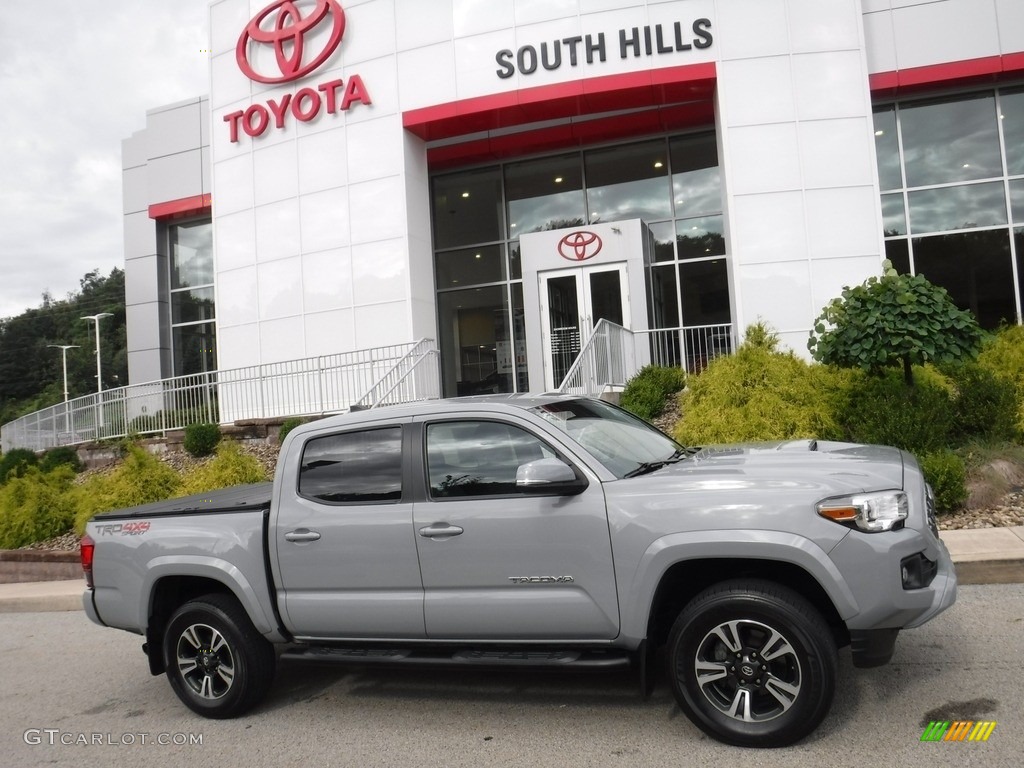 2019 Tacoma TRD Sport Double Cab 4x4 - Cement Gray / TRD Graphite photo #2