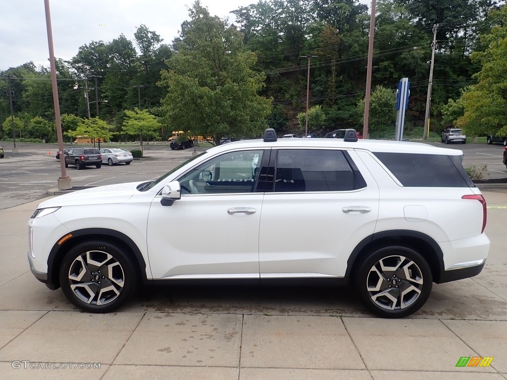 2023 Palisade Limited AWD - Hyper White / Navy/Beige photo #6