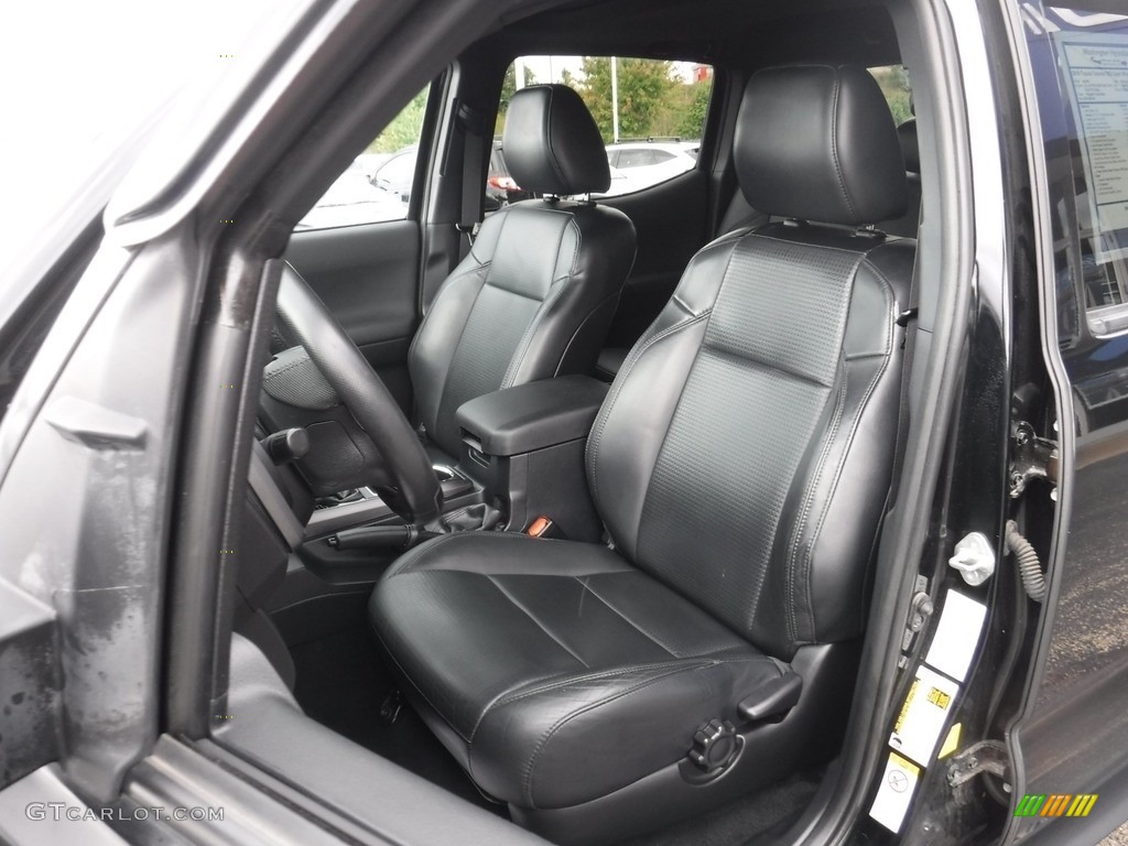 2018 Tacoma TRD Sport Double Cab 4x4 - Midnight Black Metallic / Black photo #18