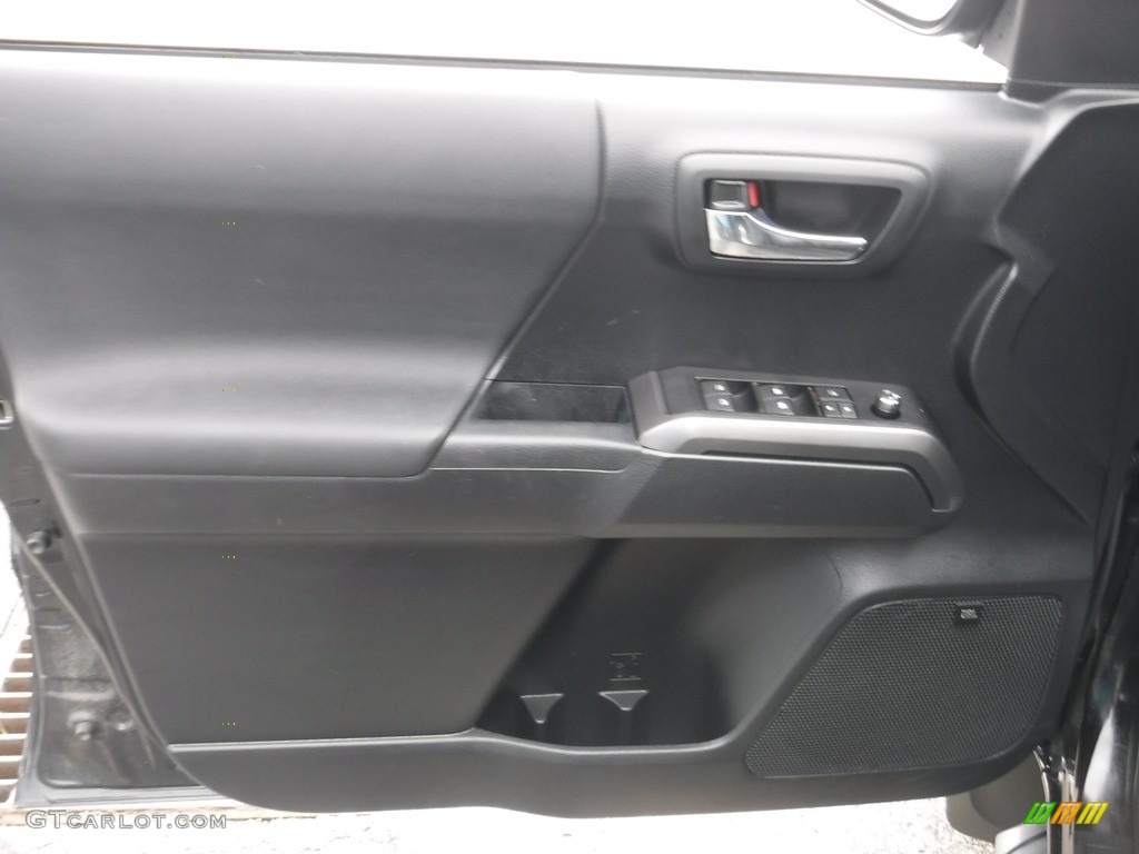2018 Tacoma TRD Sport Double Cab 4x4 - Midnight Black Metallic / Black photo #20