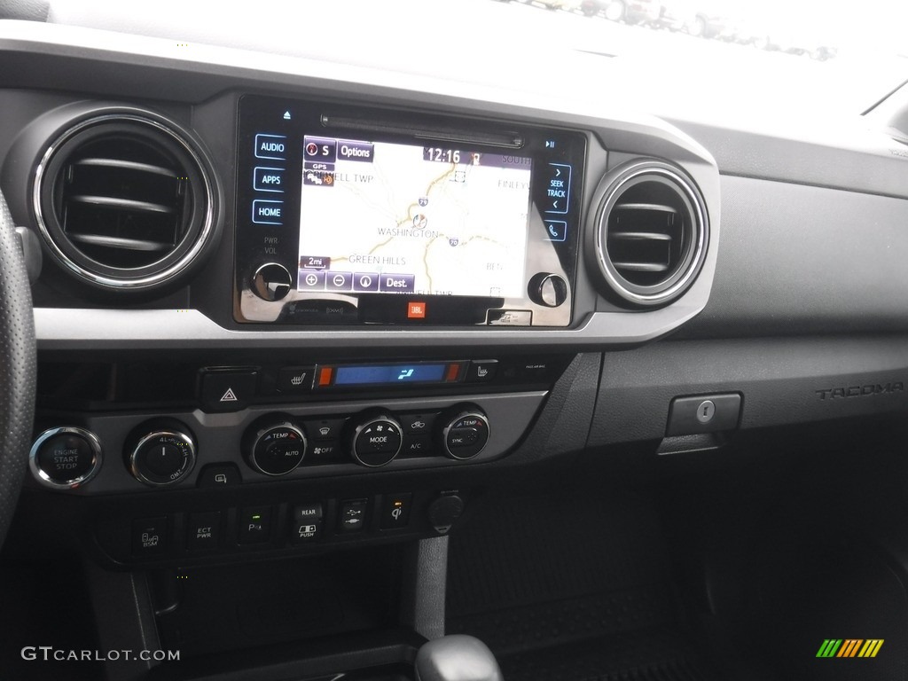 2018 Tacoma TRD Sport Double Cab 4x4 - Midnight Black Metallic / Black photo #23