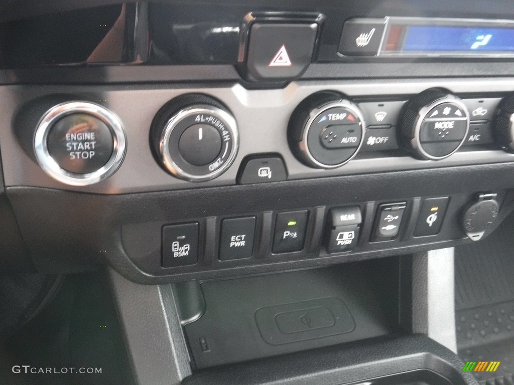 2018 Tacoma TRD Sport Double Cab 4x4 - Midnight Black Metallic / Black photo #27