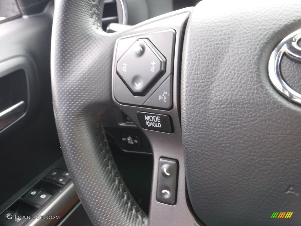 2018 Tacoma TRD Sport Double Cab 4x4 - Midnight Black Metallic / Black photo #30