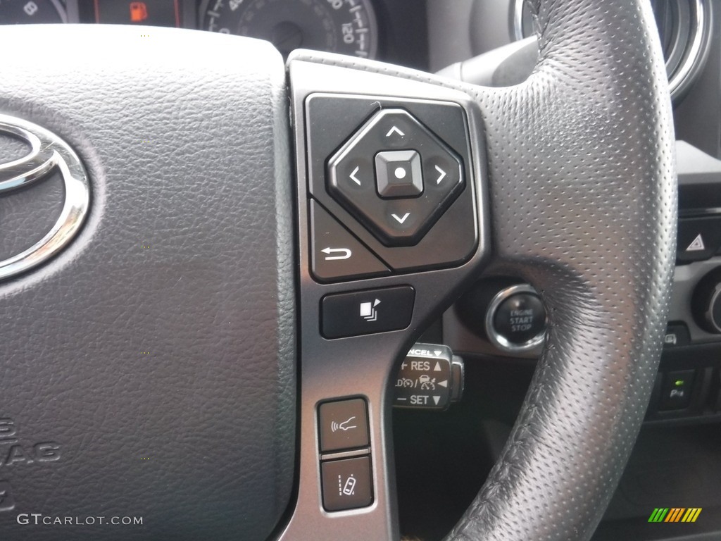 2018 Tacoma TRD Sport Double Cab 4x4 - Midnight Black Metallic / Black photo #31