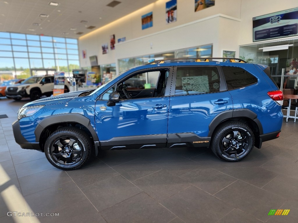 Geyser Blue 2022 Subaru Forester Wilderness Exterior Photo #144866338