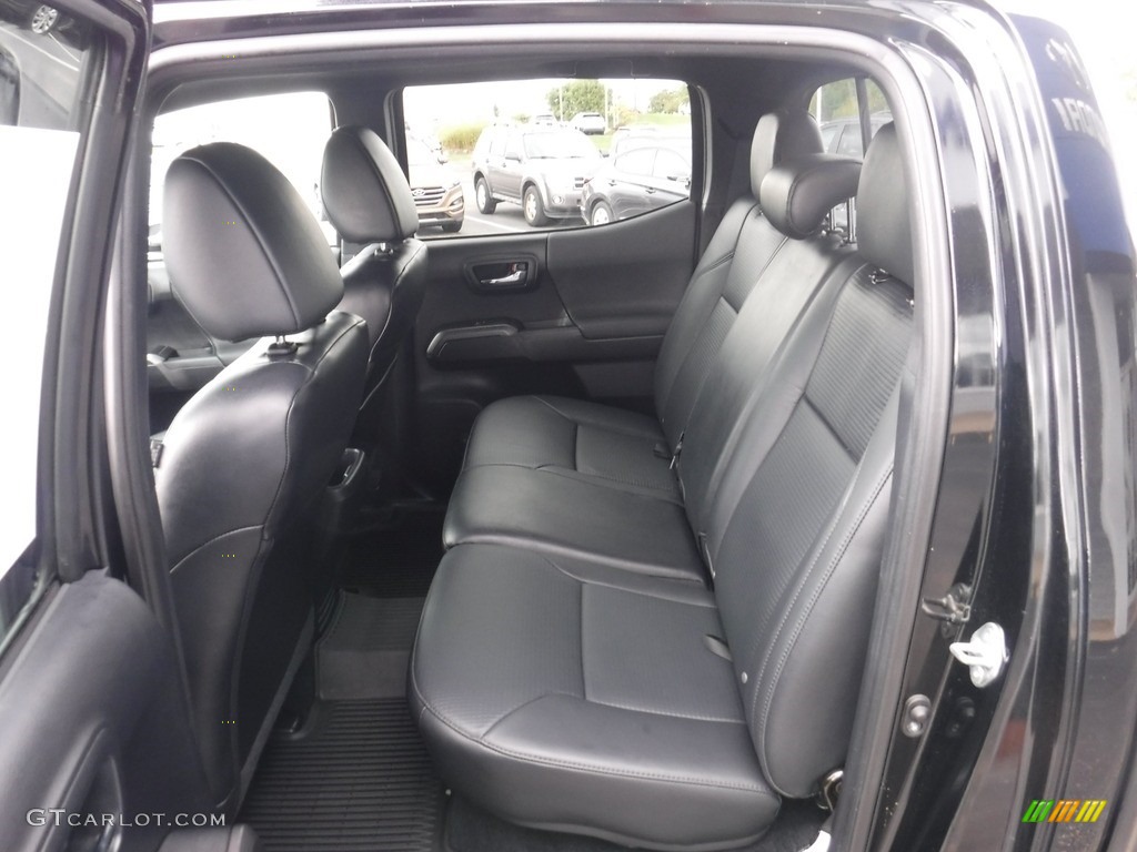 2018 Tacoma TRD Sport Double Cab 4x4 - Midnight Black Metallic / Black photo #37