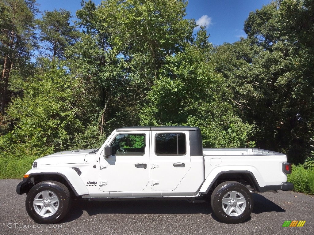2022 Gladiator Sport 4x4 - Bright White / Black photo #1