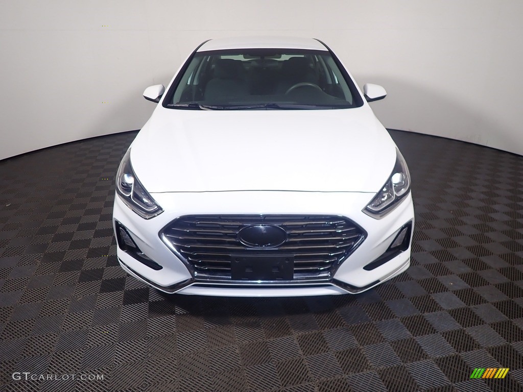 2018 Sonata SE - Quartz White Pearl / Black photo #5