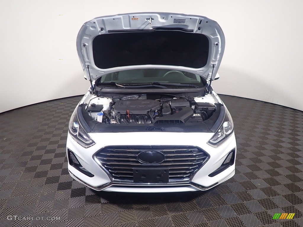 2018 Sonata SE - Quartz White Pearl / Black photo #6