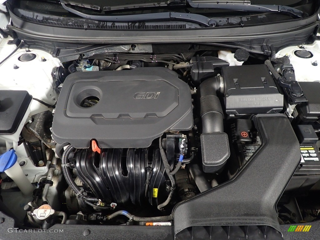 2018 Sonata SE - Quartz White Pearl / Black photo #7