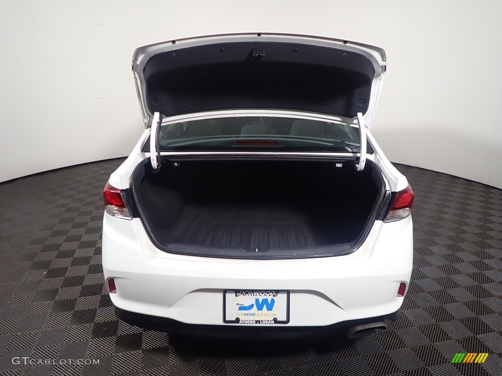 2018 Sonata SE - Quartz White Pearl / Black photo #14