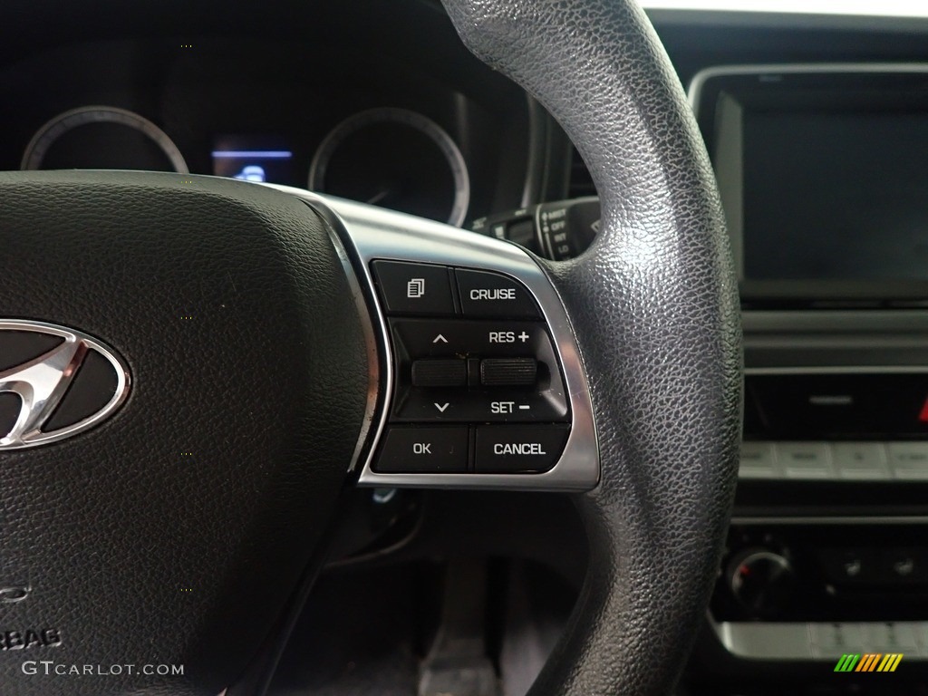 2018 Sonata SE - Quartz White Pearl / Black photo #28