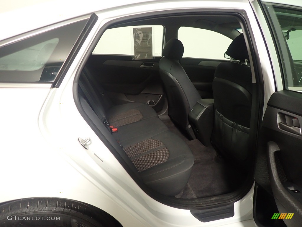 2018 Sonata SE - Quartz White Pearl / Black photo #35