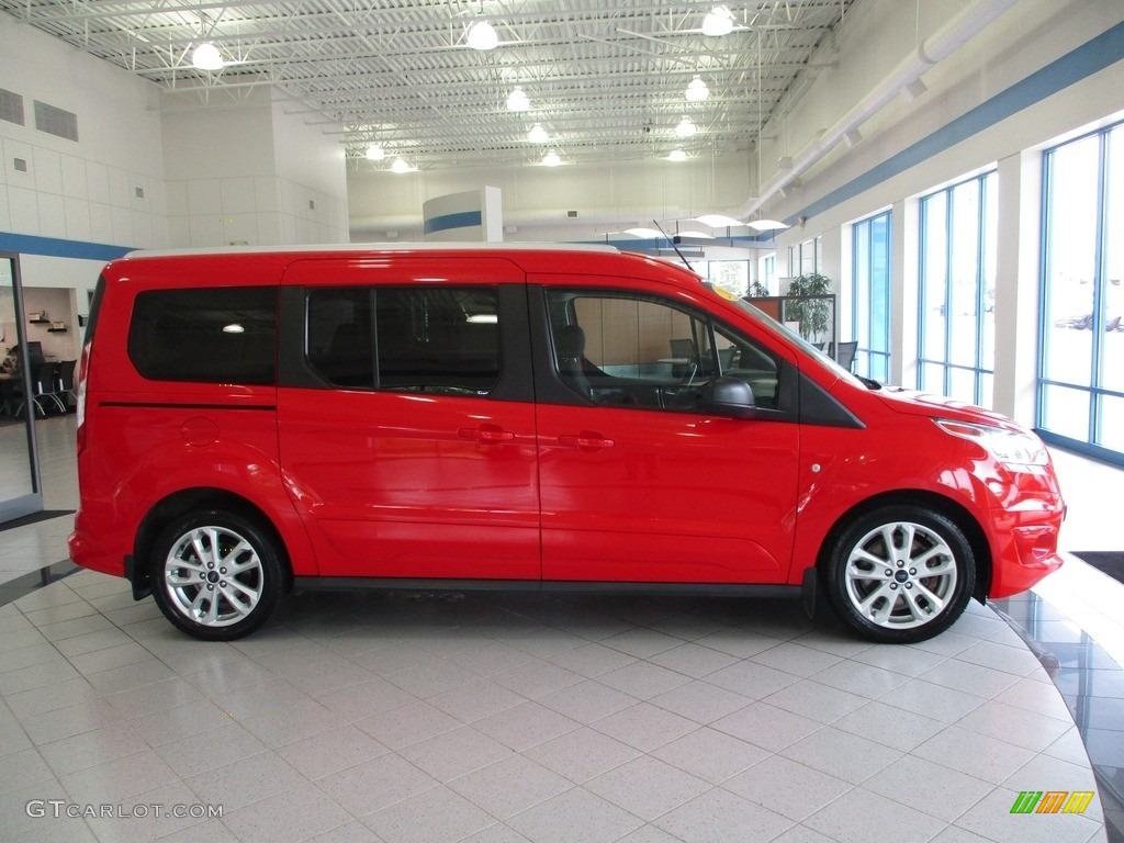 2018 Transit Connect XLT Passenger Wagon - Race Red / Charcoal Black photo #4