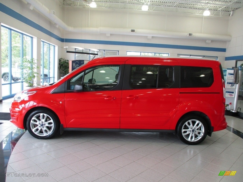 2018 Transit Connect XLT Passenger Wagon - Race Red / Charcoal Black photo #11