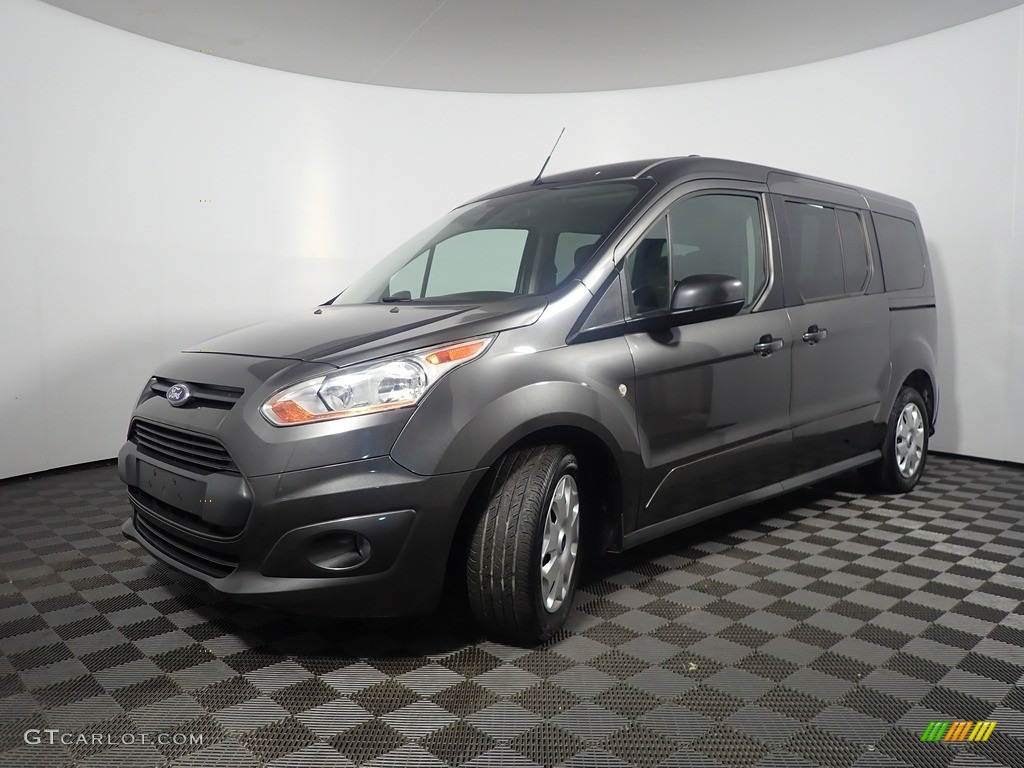 2016 Transit Connect XLT Wagon - Magnetic / Charcoal Black photo #1