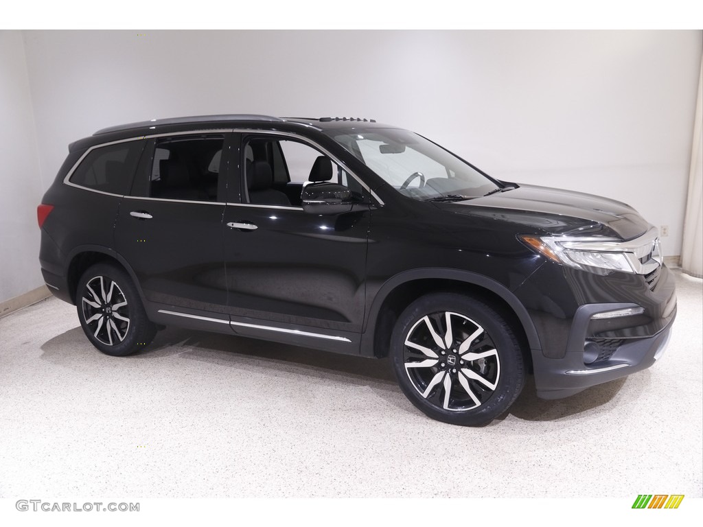2021 Pilot Touring AWD - Crystal Black Pearl / Black photo #1