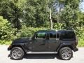 Black 2022 Jeep Wrangler Unlimited High Altitude 4XE Hybrid Exterior
