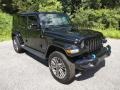 Black 2022 Jeep Wrangler Unlimited High Altitude 4XE Hybrid Exterior