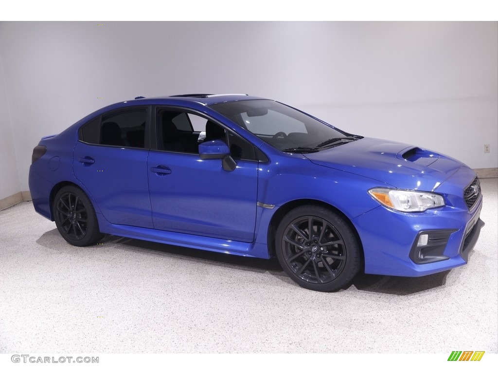 2021 WRX Premium - WR Blue Pearl / Carbon Black photo #1