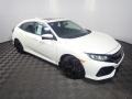 White Orchid Pearl 2018 Honda Civic EX Hatchback Exterior