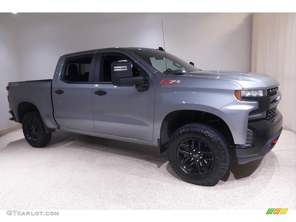 2020 Silverado 1500 LT Trail Boss Crew Cab 4x4 - Satin Steel Metallic / Jet Black photo #1
