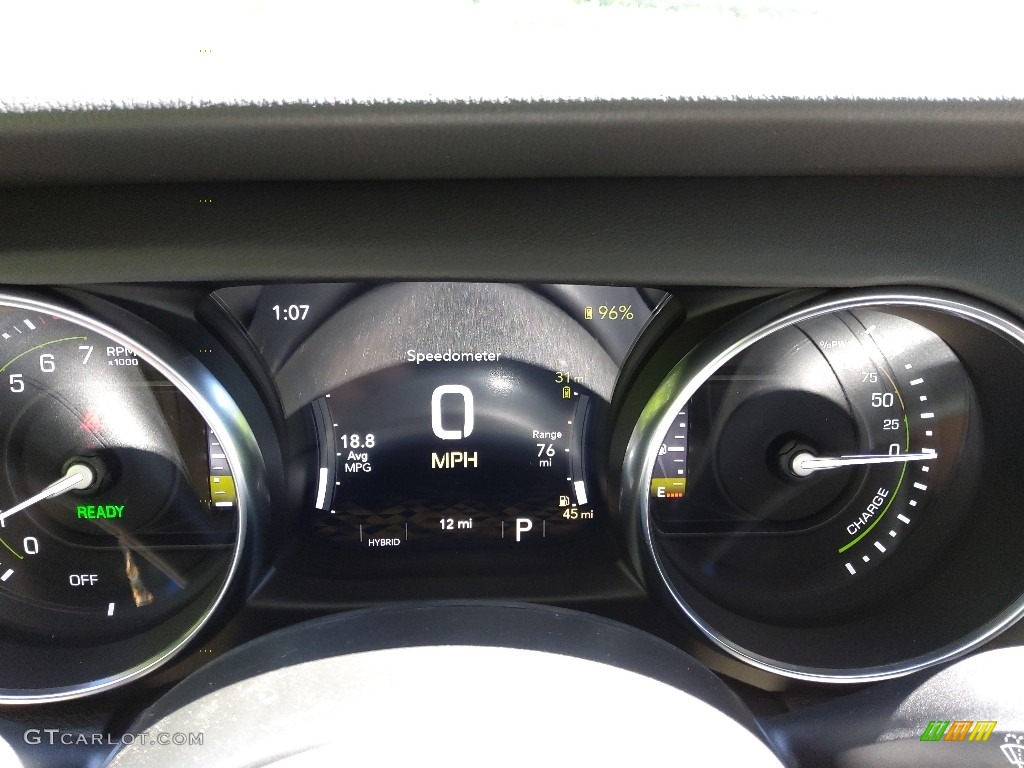 2022 Jeep Wrangler Unlimited High Altitude 4XE Hybrid Gauges Photos