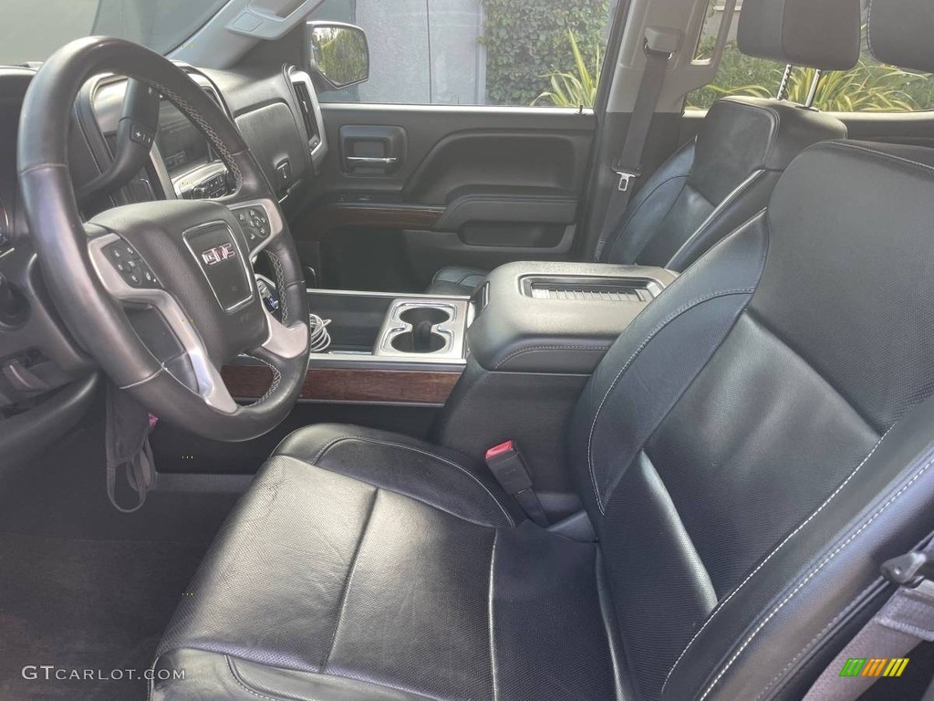 2017 Sierra 1500 SLT Crew Cab - Pepperdust Metallic / Jet Black photo #2