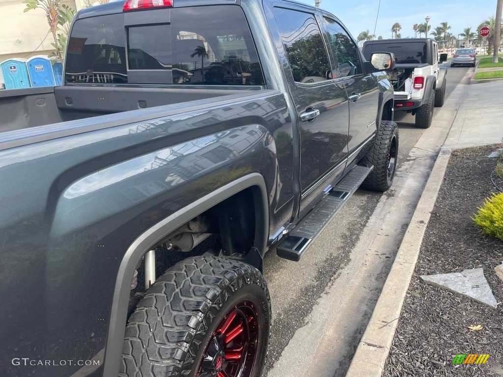 2017 Sierra 1500 SLT Crew Cab - Pepperdust Metallic / Jet Black photo #6