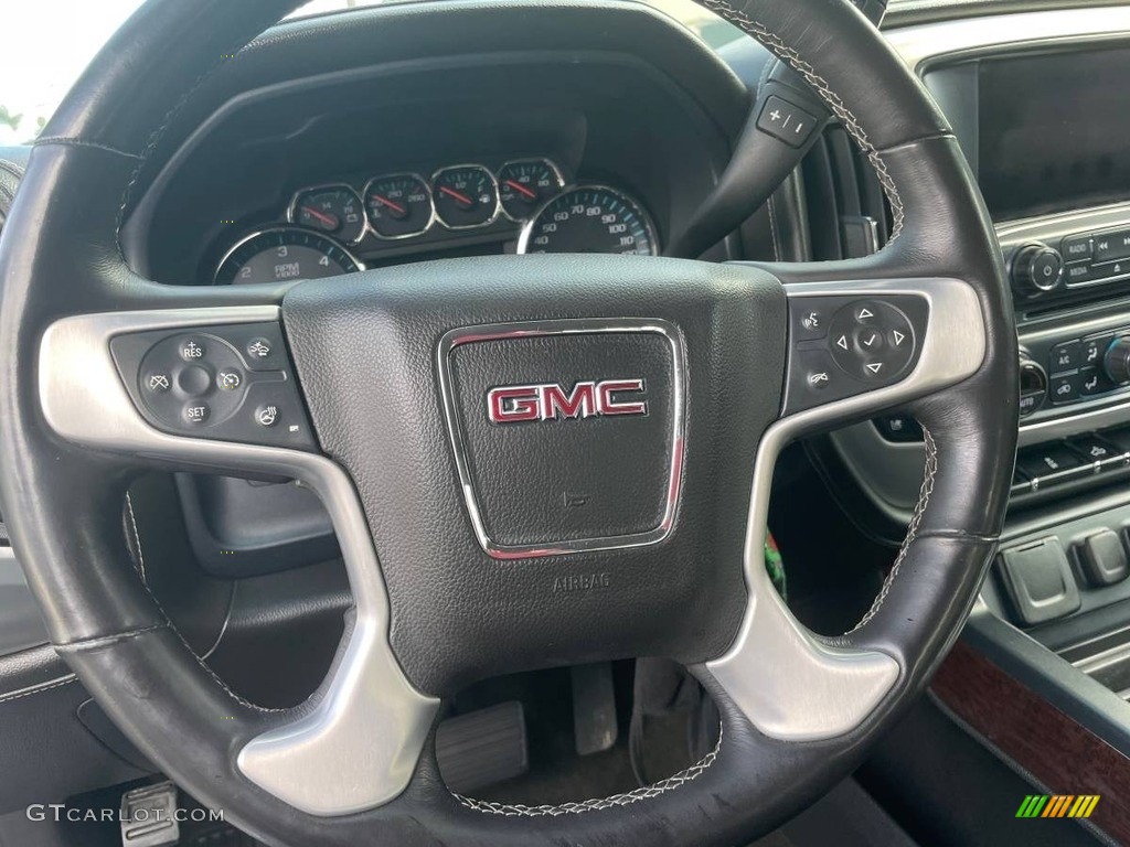 2017 Sierra 1500 SLT Crew Cab - Pepperdust Metallic / Jet Black photo #9