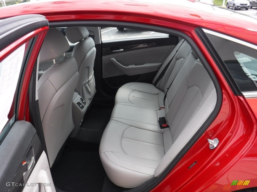 2019 Sonata Limited - Scarlet Red / Gray photo #32