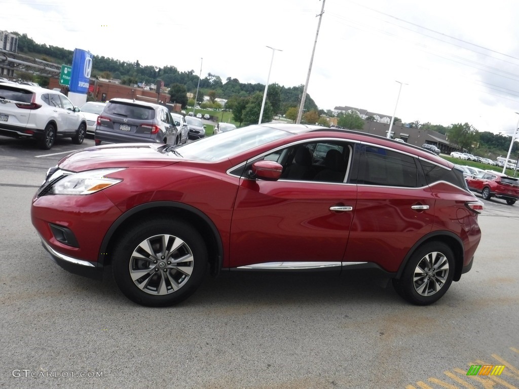 2016 Murano SV AWD - Cayenne Red / Graphite photo #7