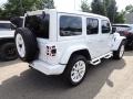 2021 Bright White Jeep Wrangler Unlimited High Altitude 4x4  photo #3