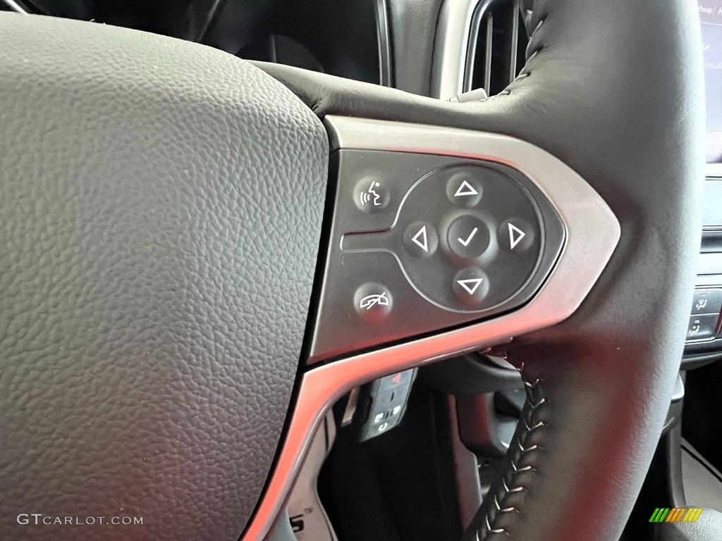 2022 Chevrolet Colorado LT Extended Cab Jet Black Steering Wheel Photo #144876365