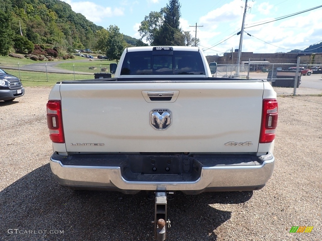 2021 3500 Limited Crew Cab 4x4 - Pearl White / Indigo/Frost photo #9