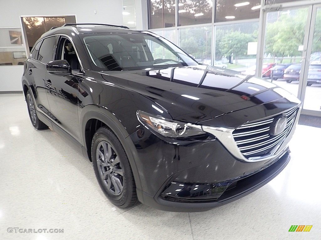 Jet Black Mica 2022 Mazda CX-9 Touring AWD Exterior Photo #144876935