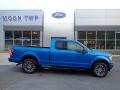 Velocity Blue 2019 Ford F150 XLT Sport SuperCab 4x4