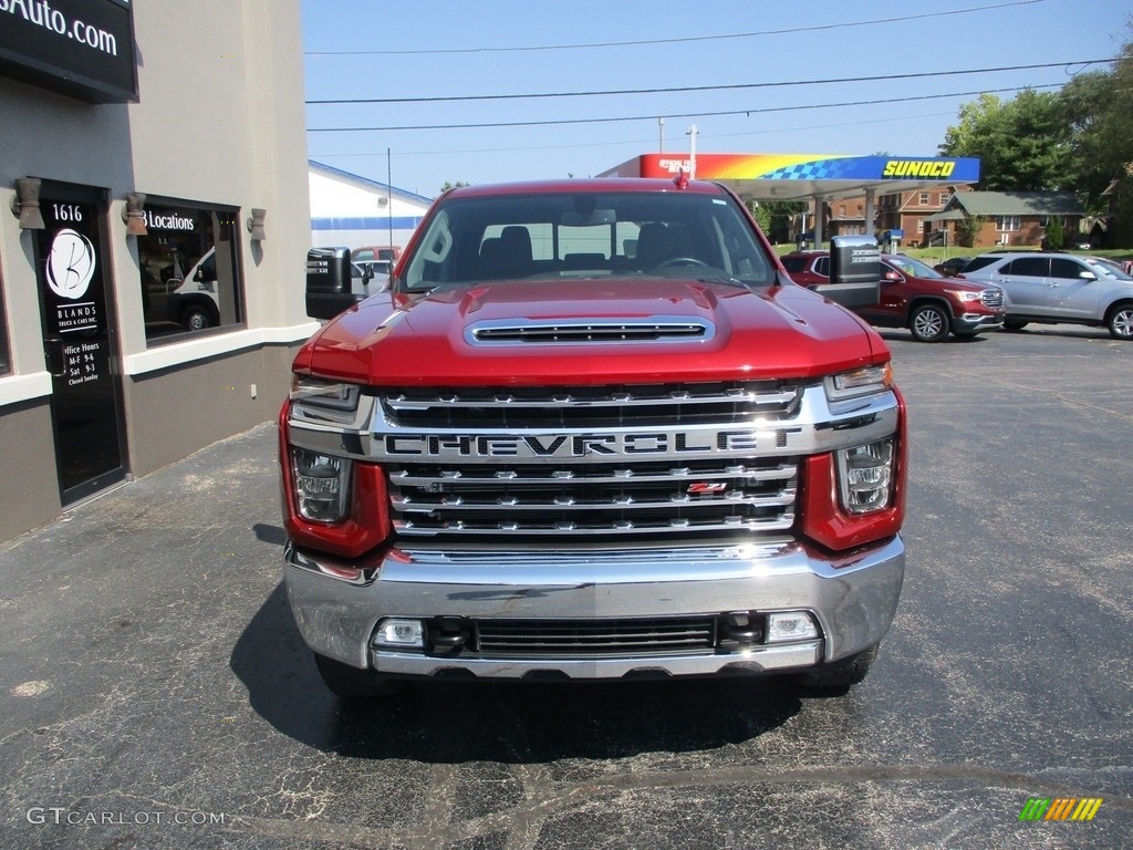 2021 Silverado 2500HD LTZ Crew Cab 4x4 - Cherry Red Tintcoat / Jet Black photo #7