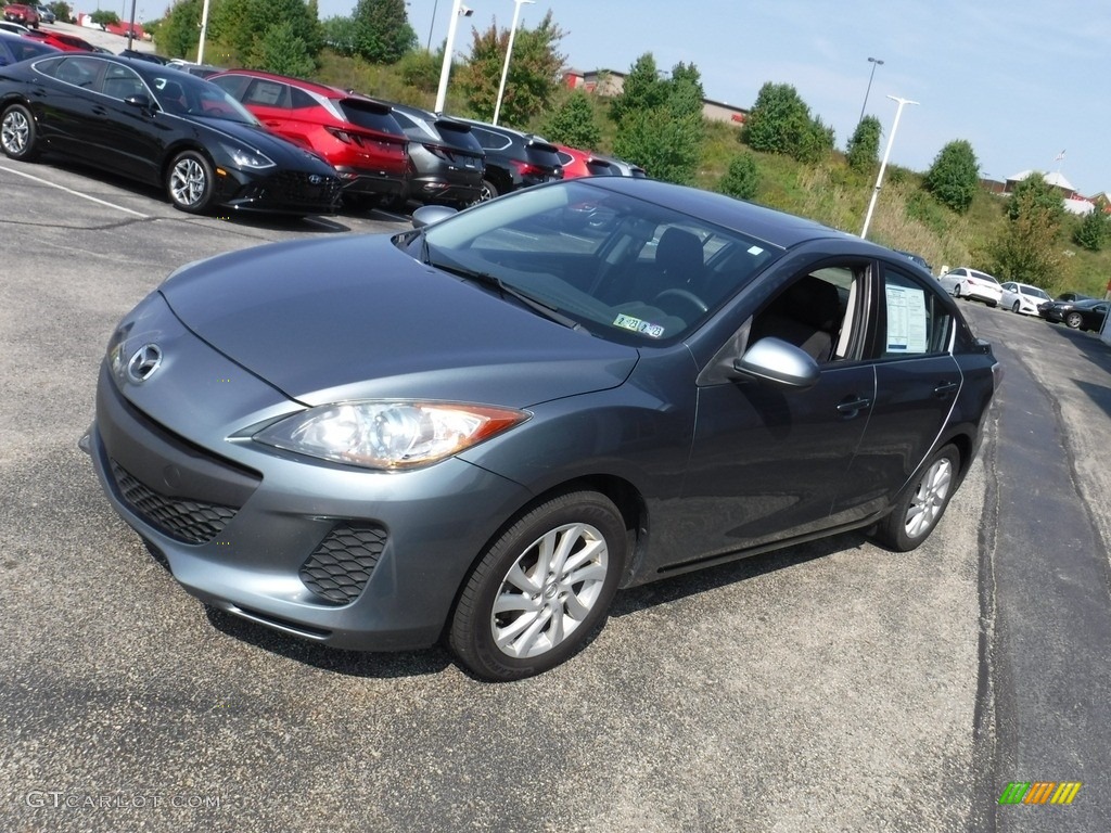 2012 MAZDA3 i Touring 4 Door - Dolphin Gray Mica / Black photo #6
