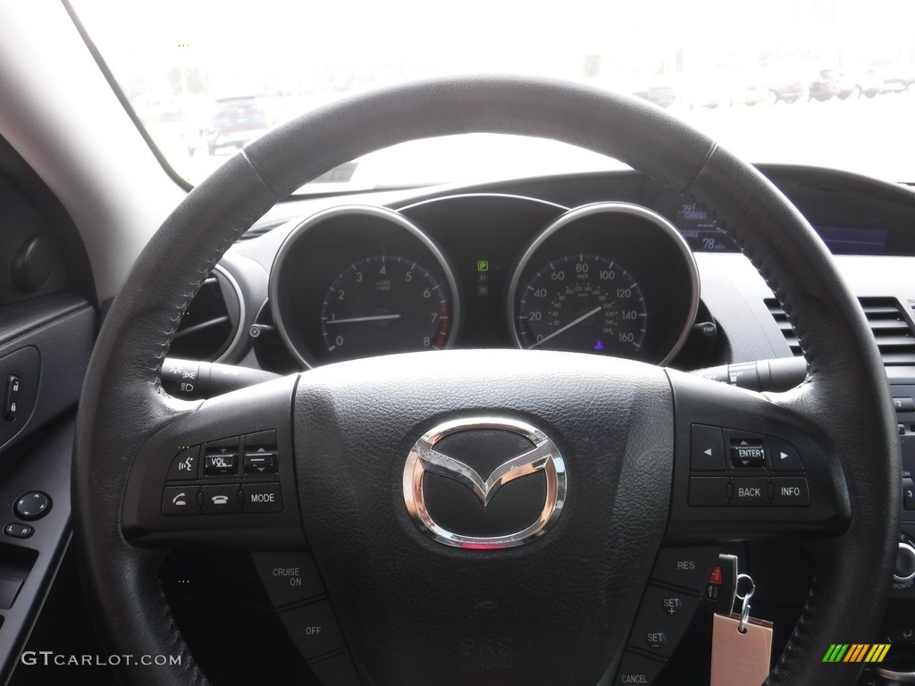 2012 MAZDA3 i Touring 4 Door - Dolphin Gray Mica / Black photo #21
