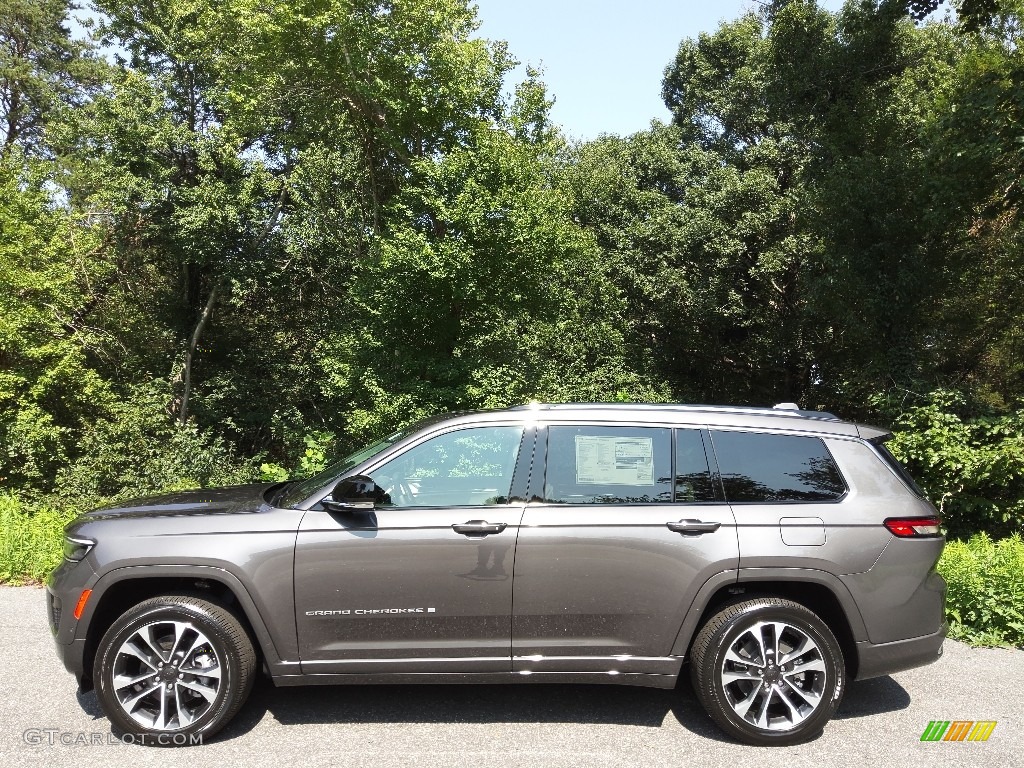 Baltic Gray Metallic 2023 Jeep Grand Cherokee L Overland 4x4 Exterior Photo #144880634