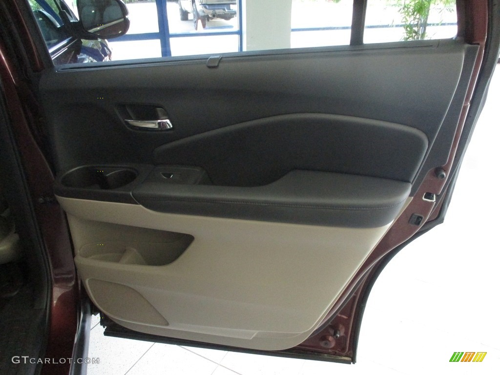 2021 Pilot EX-L AWD - Deep Scarlet Pearl / Beige photo #18