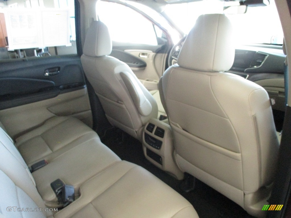 2021 Pilot EX-L AWD - Deep Scarlet Pearl / Beige photo #19