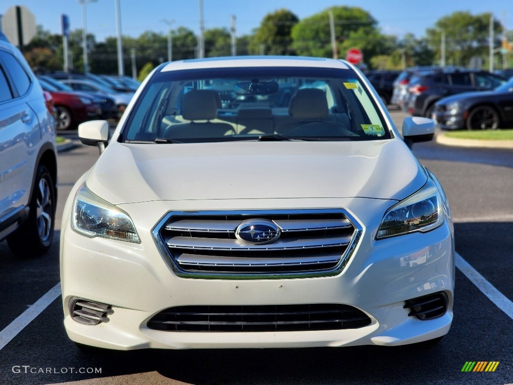 2015 Legacy 2.5i Premium - Crystal White Pearl / Warm Ivory photo #2