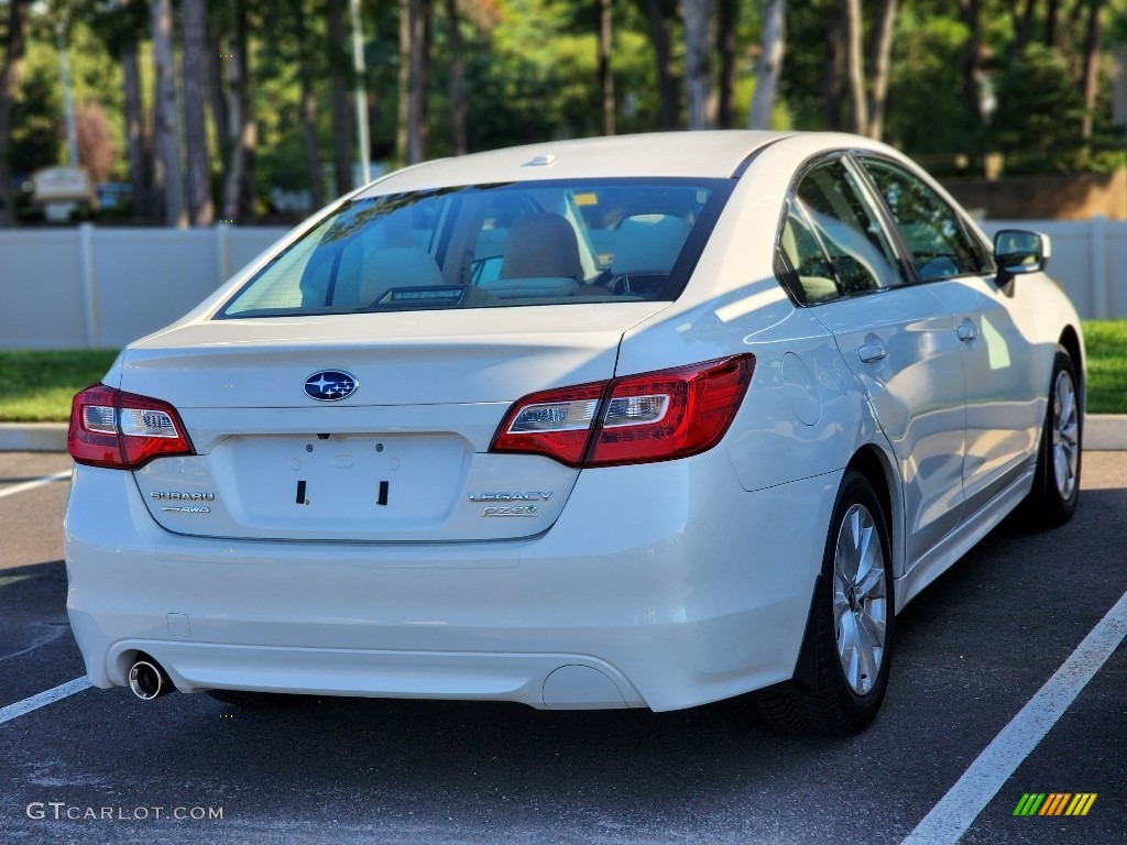 2015 Legacy 2.5i Premium - Crystal White Pearl / Warm Ivory photo #4