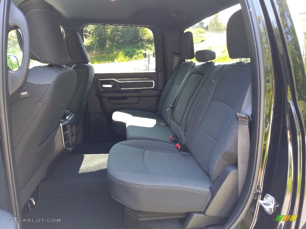 Black Interior 2022 Ram 2500 Big Horn Crew Cab Night Edition 4x4 Photo #144882128