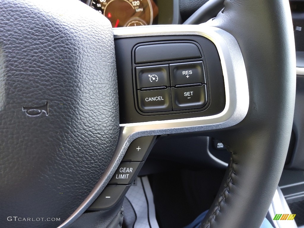 2022 Ram 2500 Big Horn Crew Cab Night Edition 4x4 Black Steering Wheel Photo #144882263