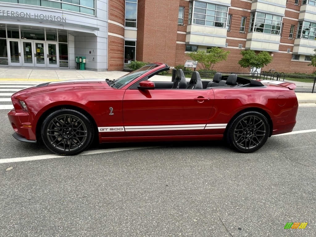 Red Candy Metallic 2013 Ford Mustang Shelby GT500 SVT Performance Package Convertible Exterior Photo #144882560